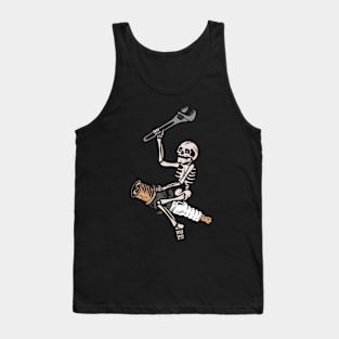 Skull and car Tank Top